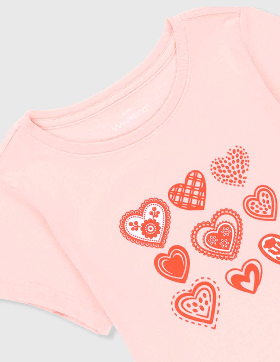Playera manga corta para niña 3