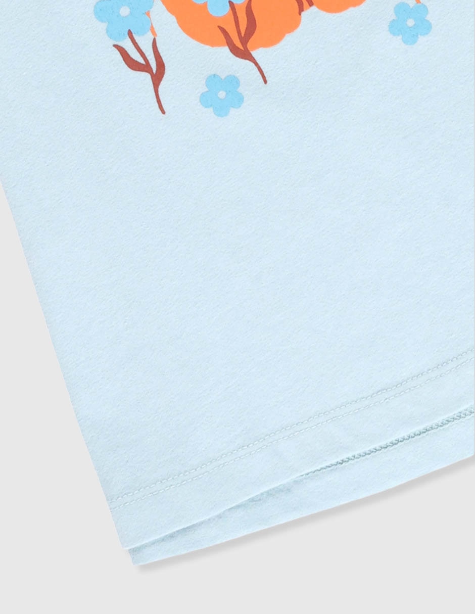 Playera Weekend manga corta para bebé niña