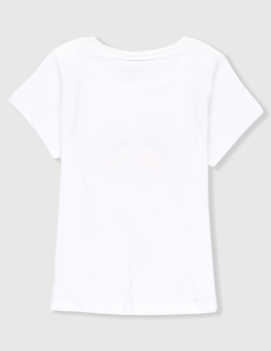 Playera Weekend manga corta para niña