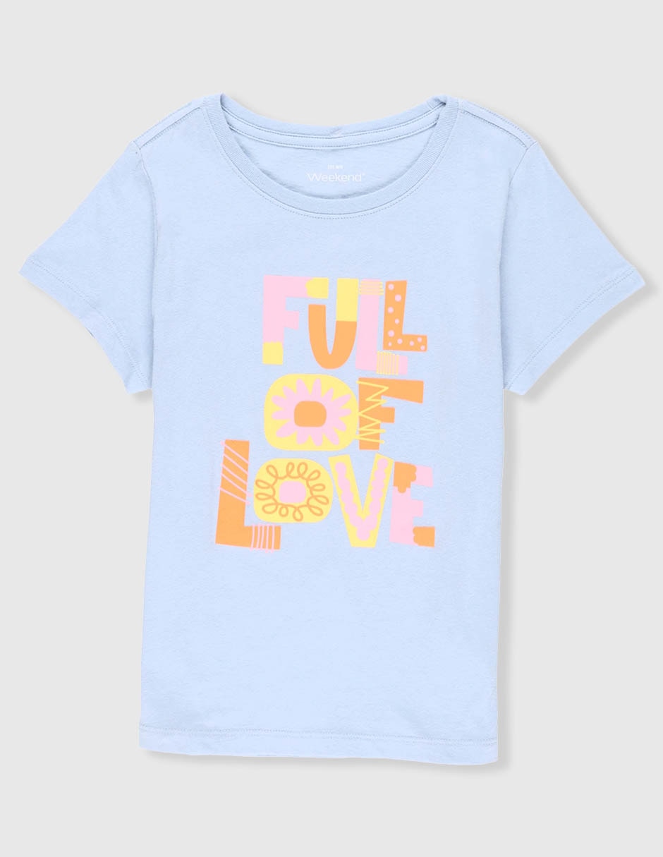 Playera manga corta para bebé niña 1