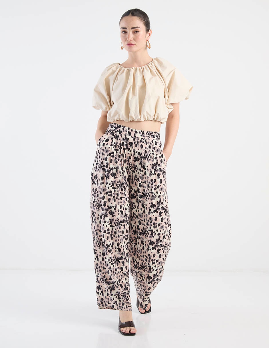 Pantalón easy pant metropolis amplio para mujer