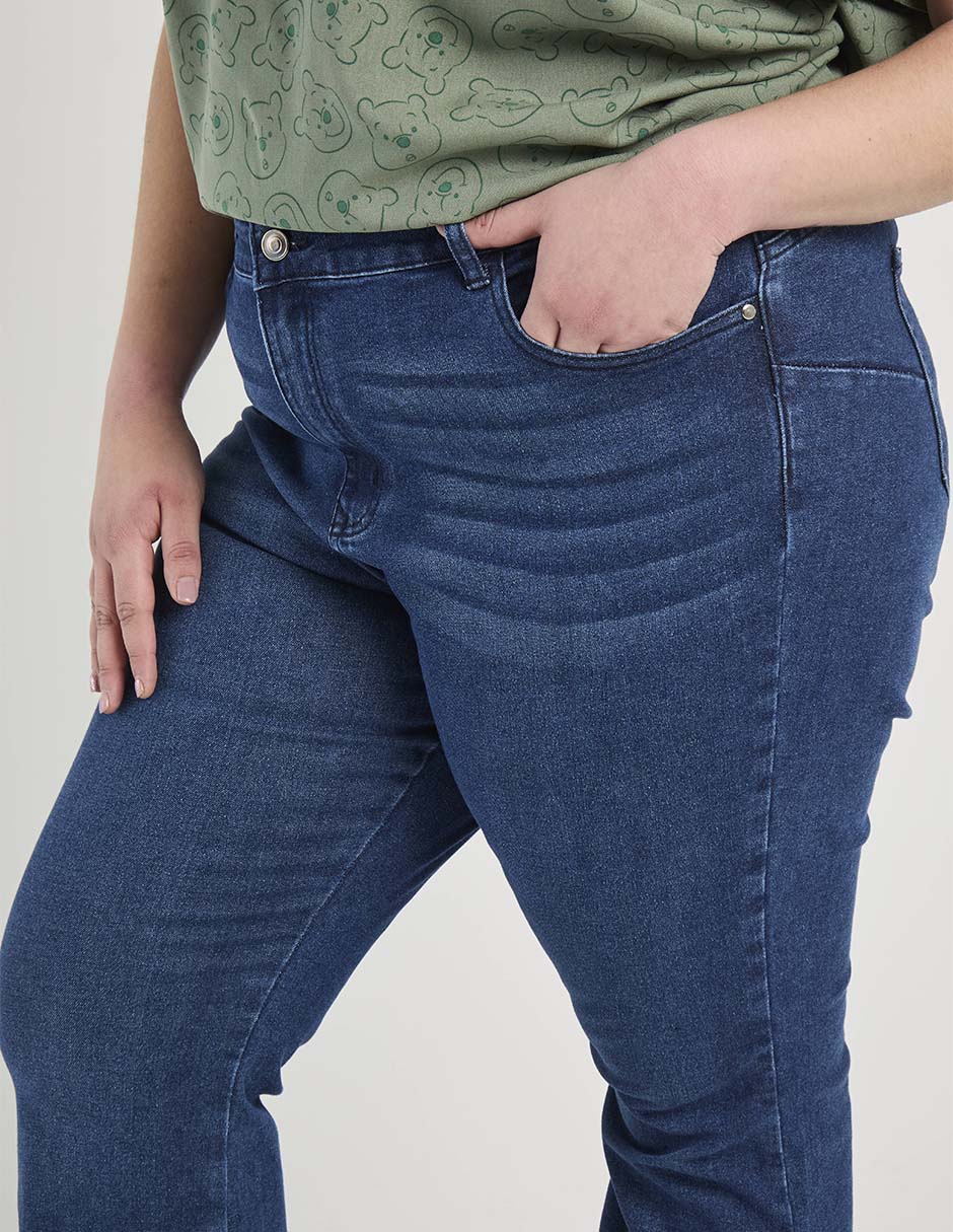 Jeans straight para mujer 2