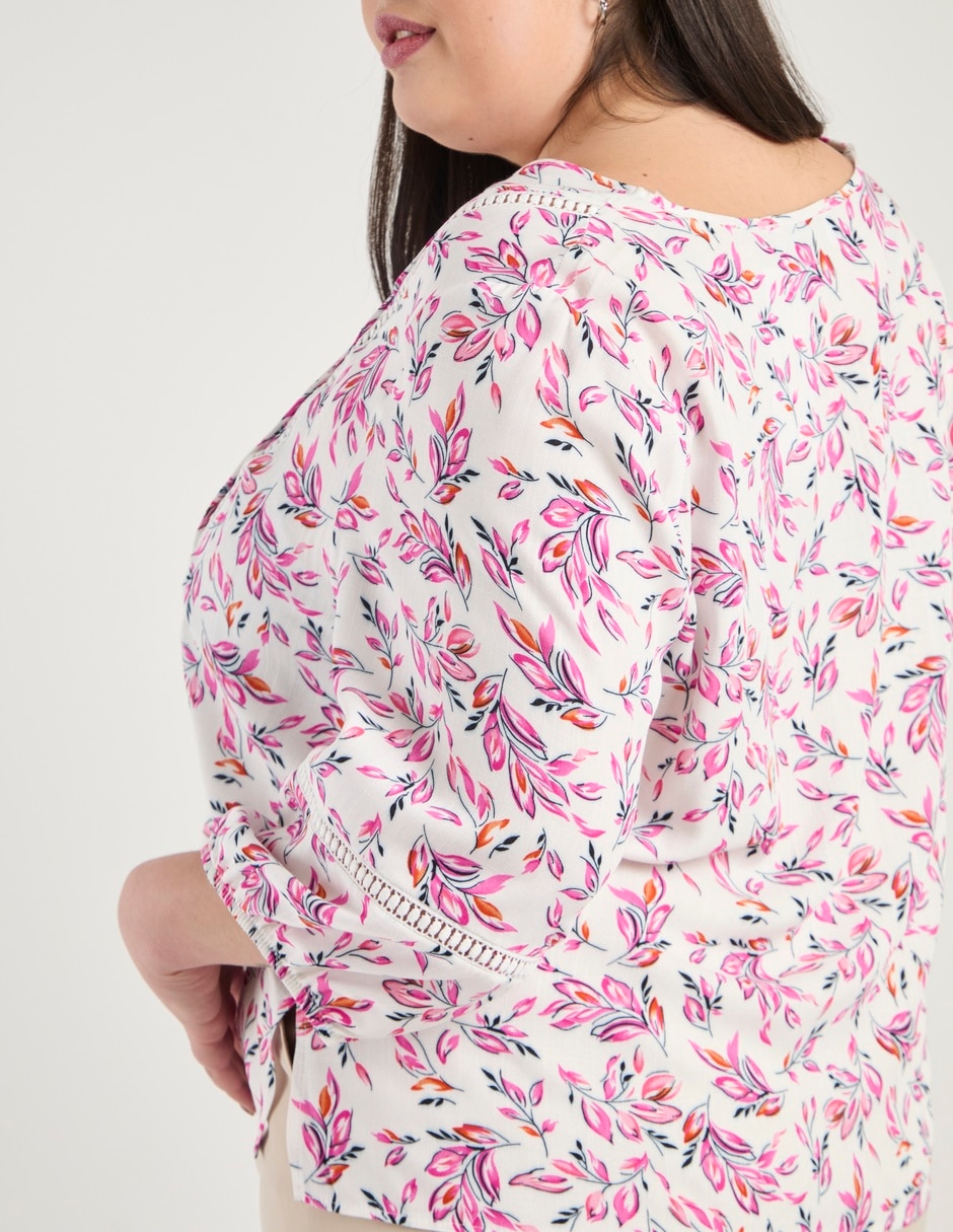 Blusa manga 3/4 para mujer 10