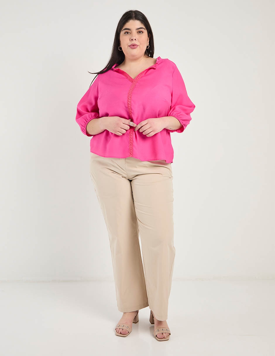 Blusa manga 3/4 para mujer 7