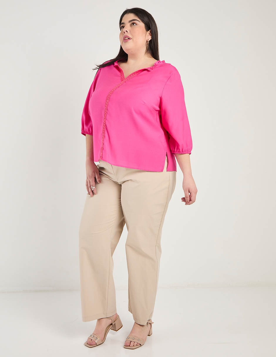 Blusa manga 3/4 para mujer 8