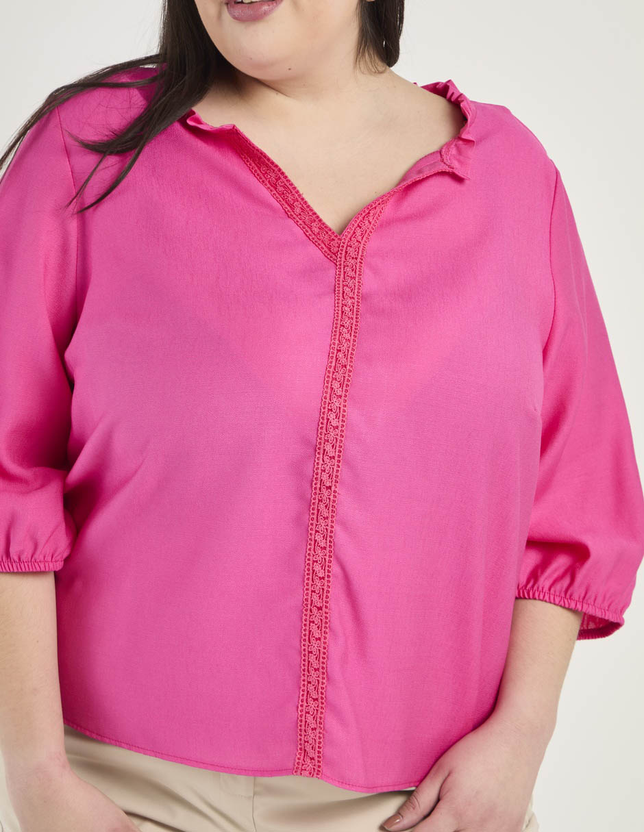 Blusa manga 3/4 para mujer 9