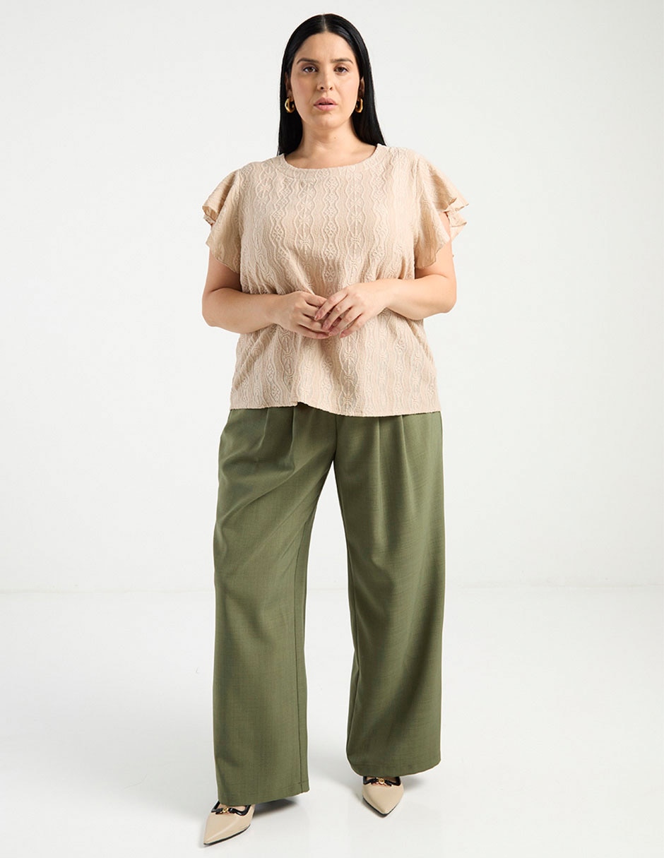 Blusa manga corta para mujer 8