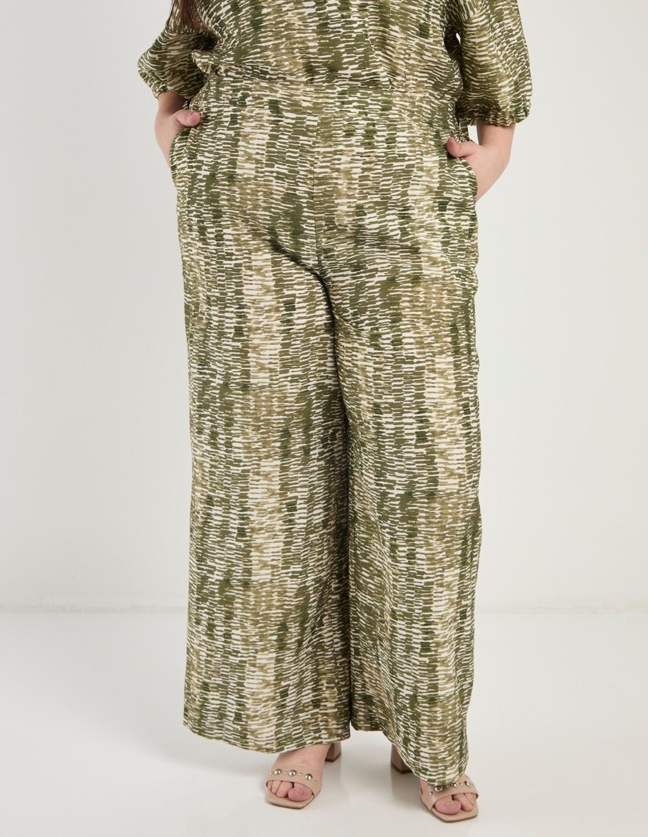 Pantalón coulotte amplio para mujer Pantalón coulotte amplio para mujer
