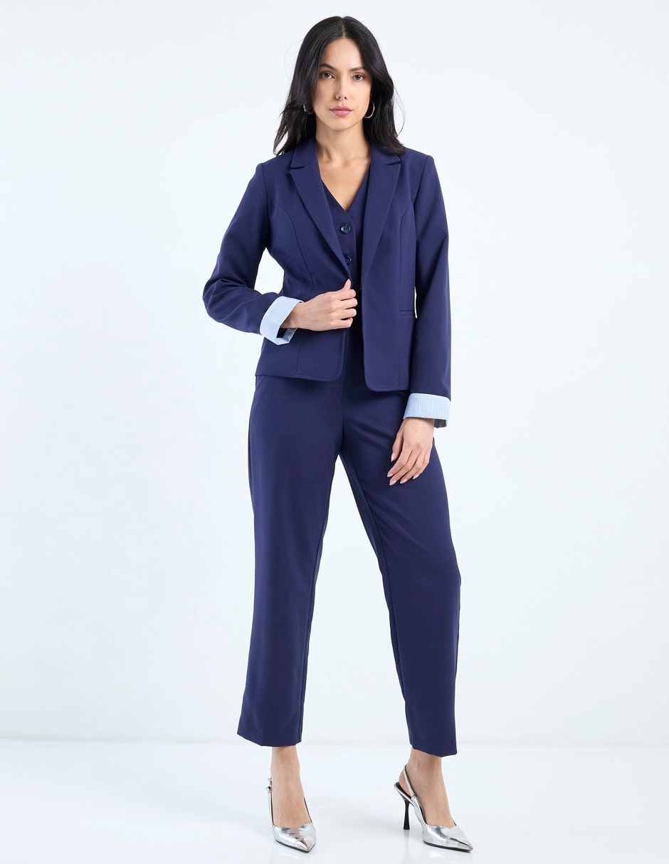Pantalón de vestir amplio para mujer 5