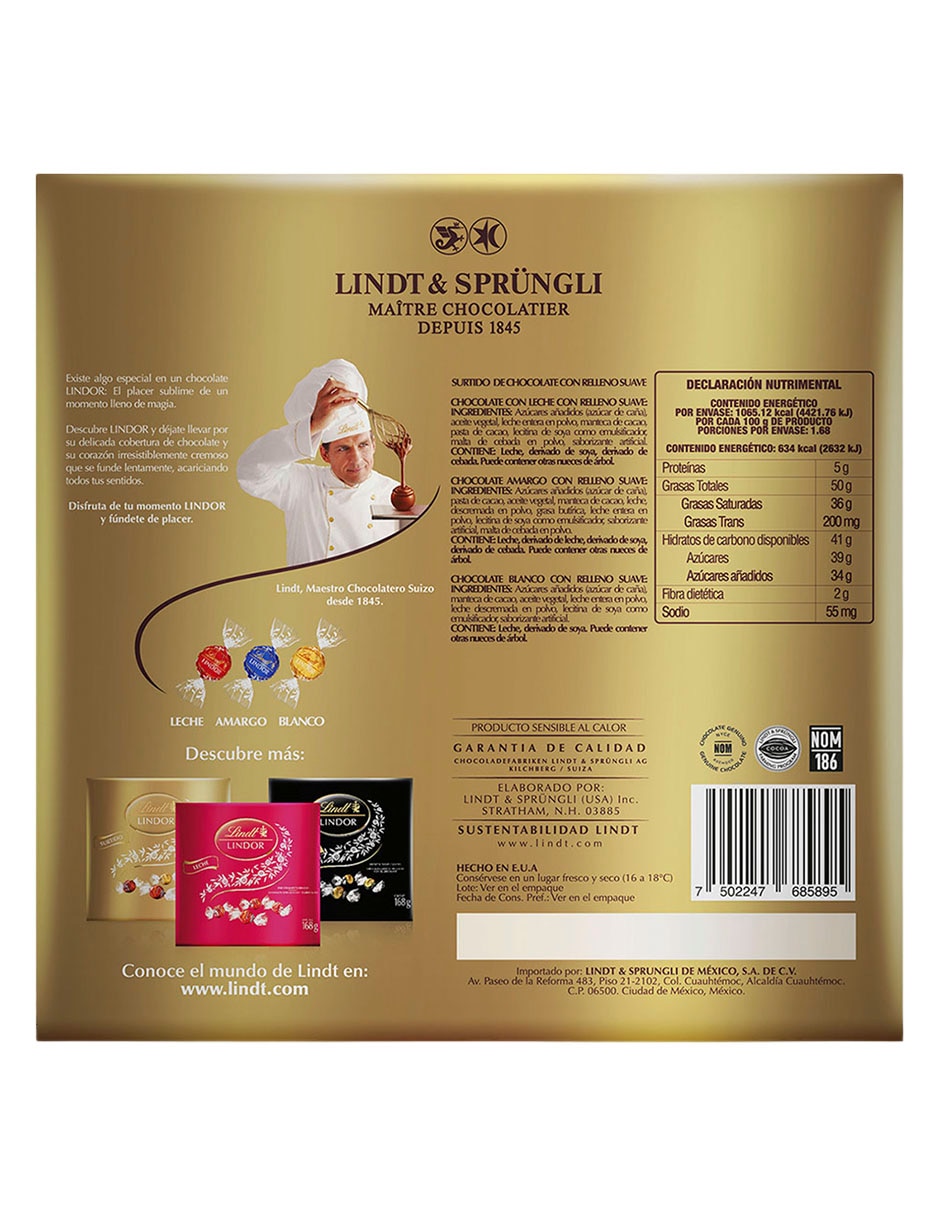Chocolate Fini Lindor Surtido