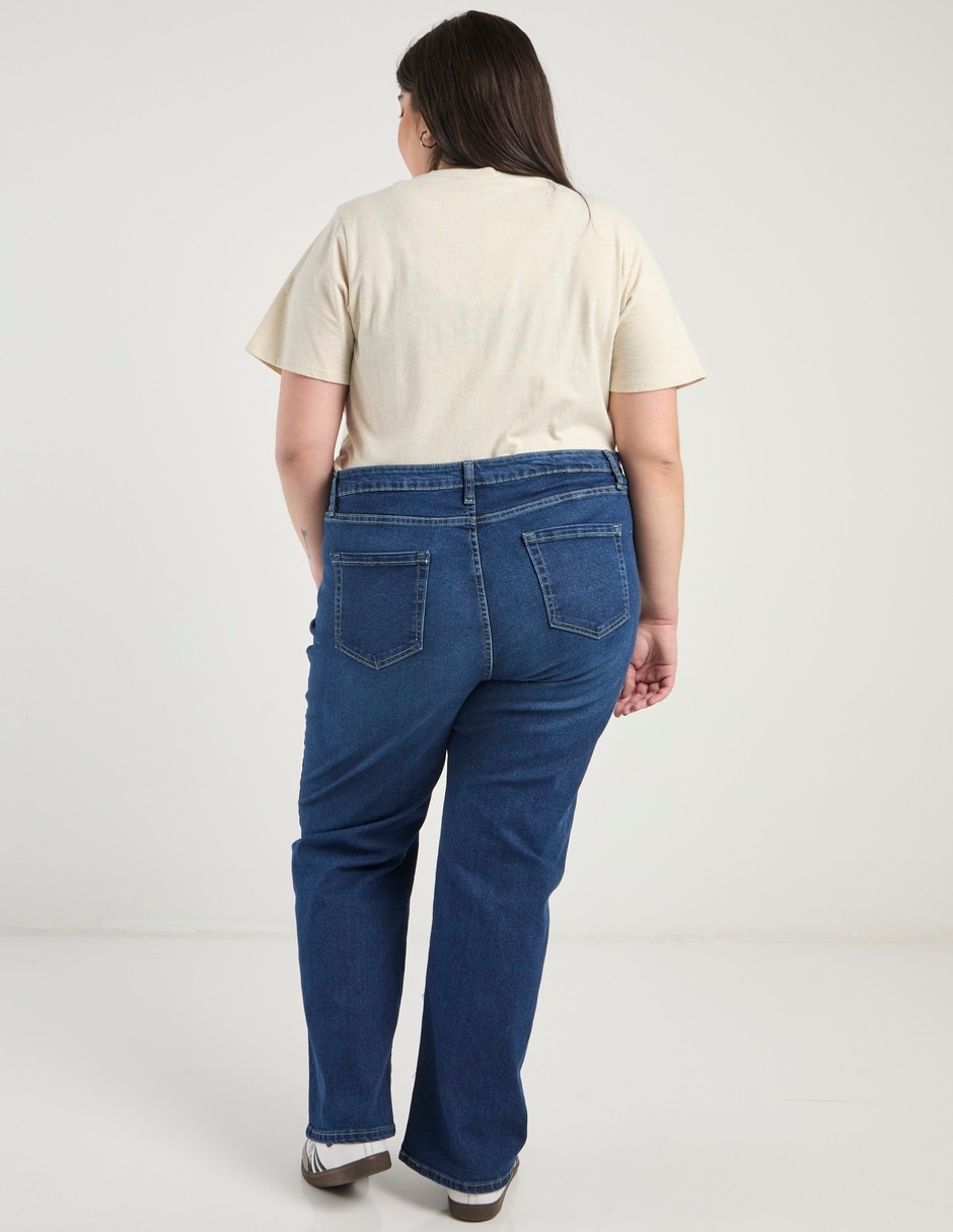 Jeans straight para mujer 6
