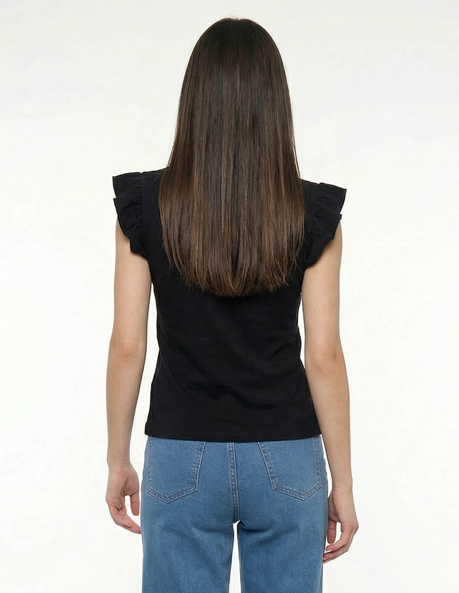 Playera manga corta Week By Weekend cuello redondo para mujer