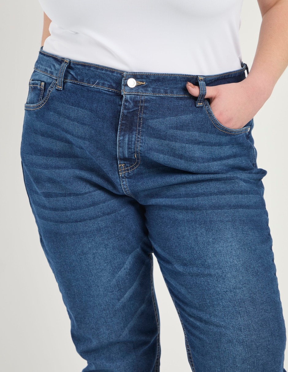 Jeans straight para mujer 2
