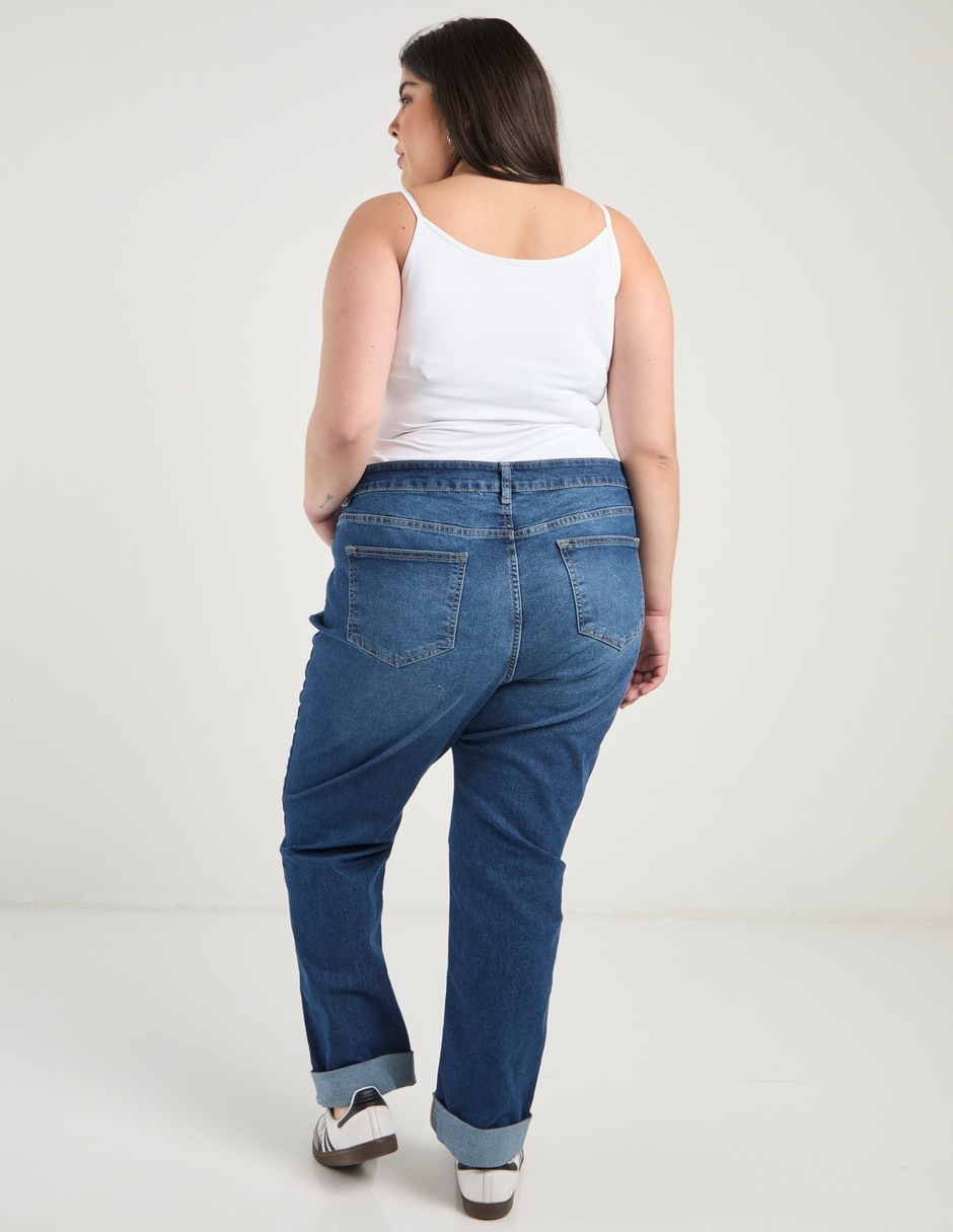 Jeans straight para mujer 6