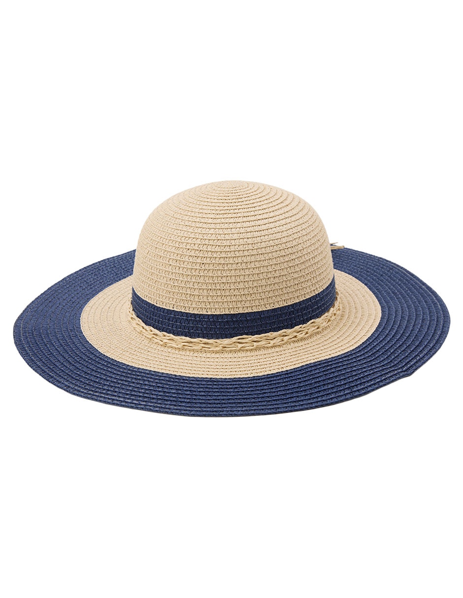 Sombrero estampado tejido
