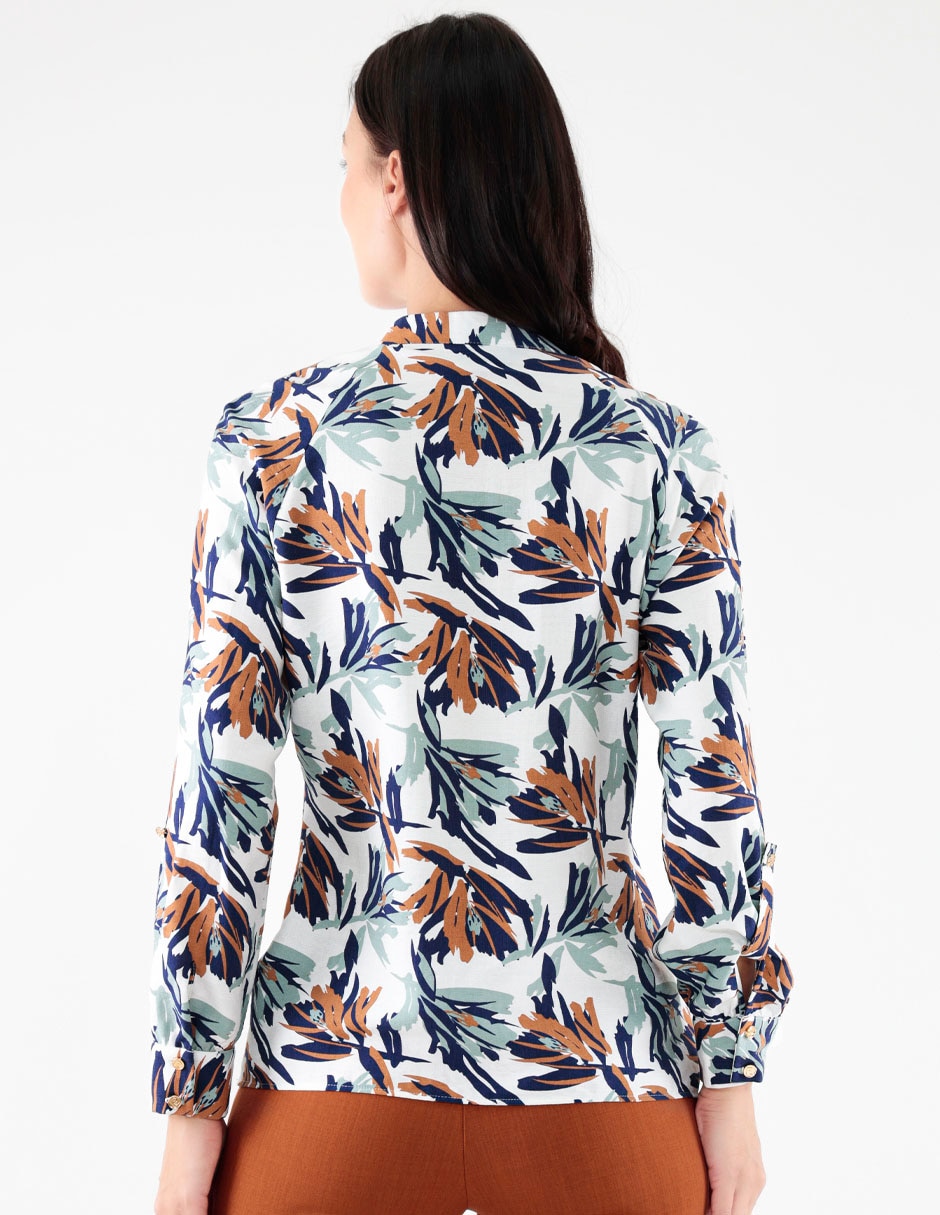 Blusa manga larga para mujer 4