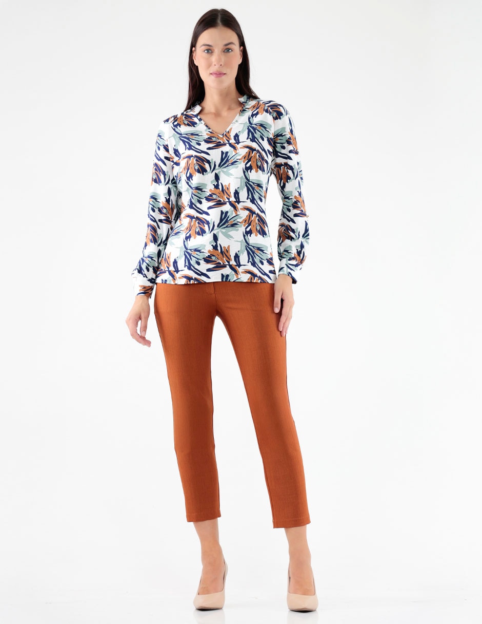 Blusa manga larga para mujer 3