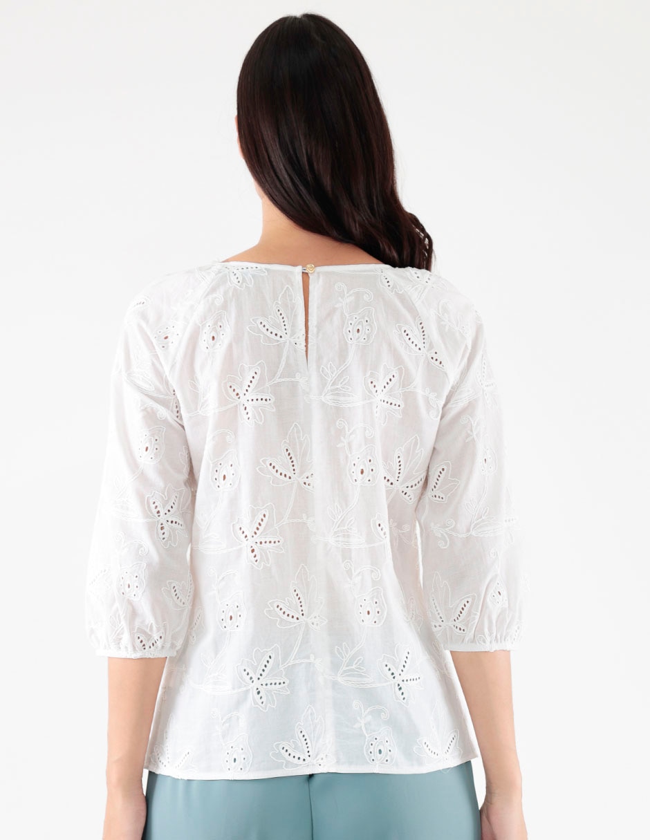 Blusa manga 3/4 para mujer 5