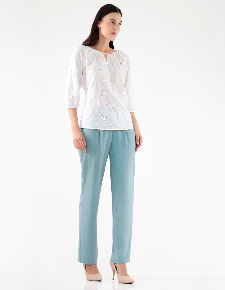 Blusa manga 3/4 para mujer 6