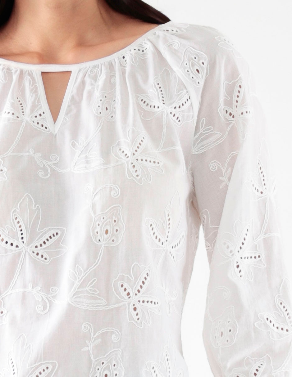 Blusa manga 3/4 para mujer 7