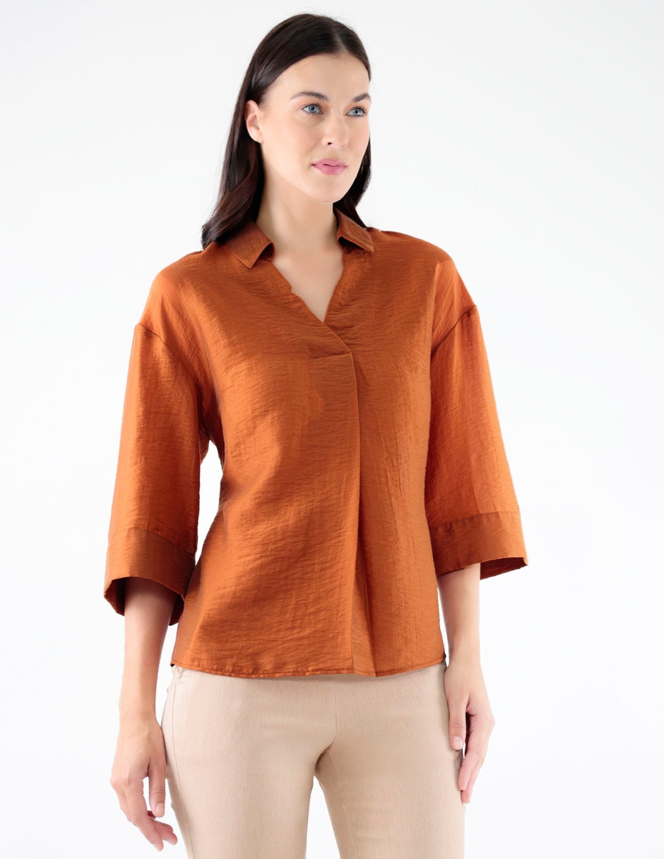 Blusa manga 3/4 para mujer 1
