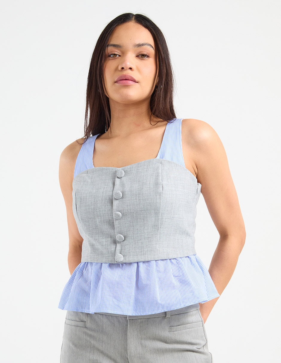 Blusa de tirantes para mujer 1