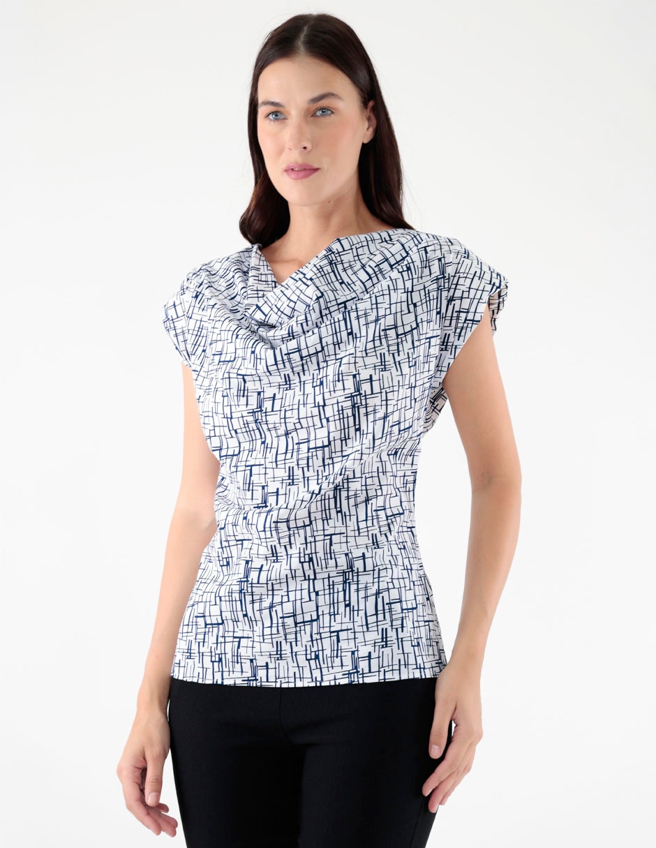 Blusa manga corta para mujer 1
