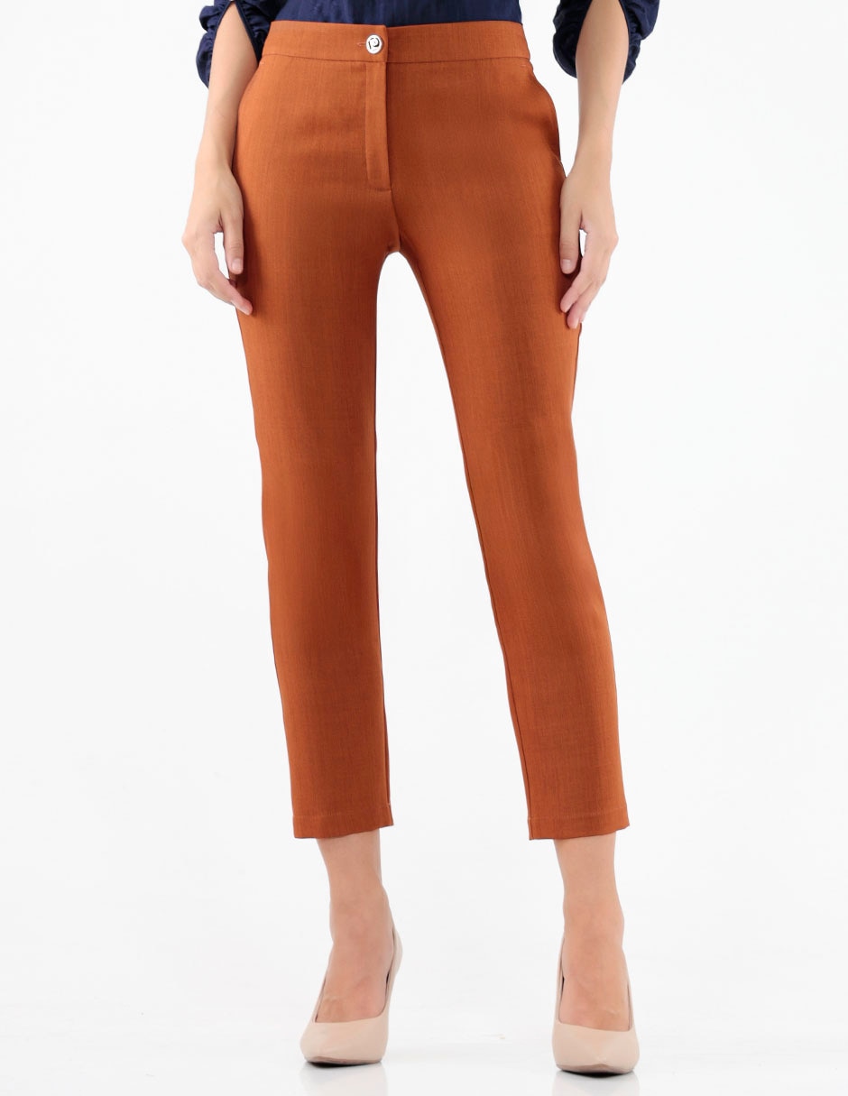 Pantalón de vestir slim para mujer