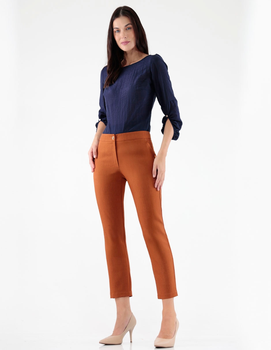Pantalón de vestir slim para mujer 3