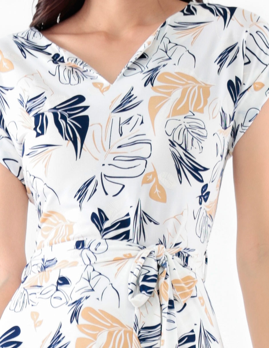 Vestido a la rodilla casual para mujer 2