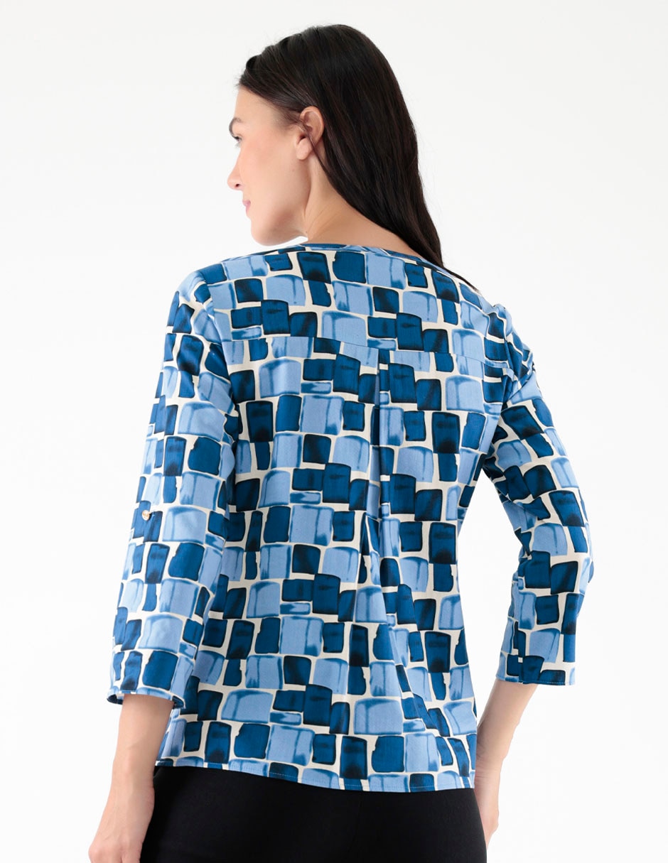 Blusa manga 3/4 para mujer 5