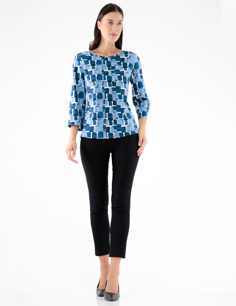 Blusa manga 3/4 para mujer 6