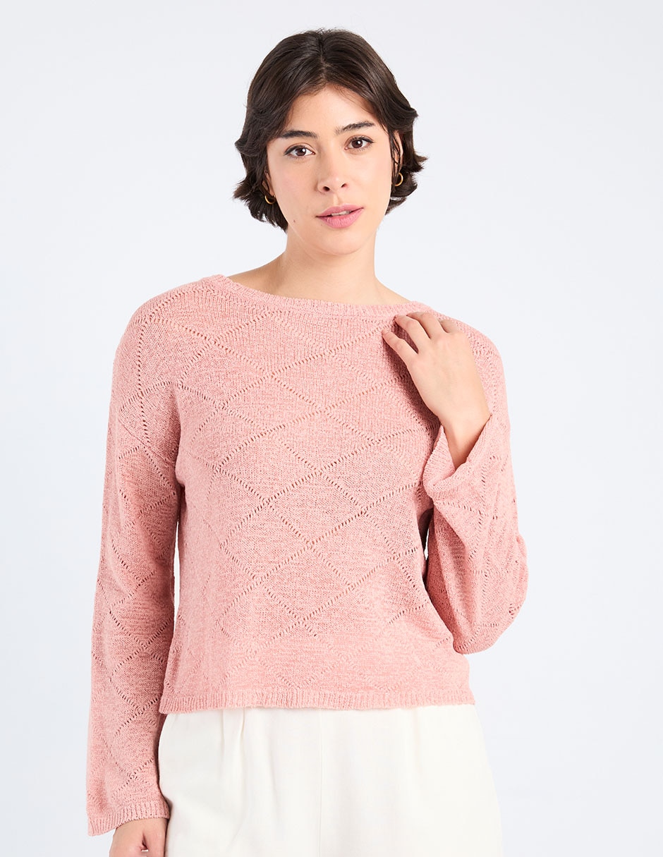 Sueter Week by Weekend cuello redondo para mujer