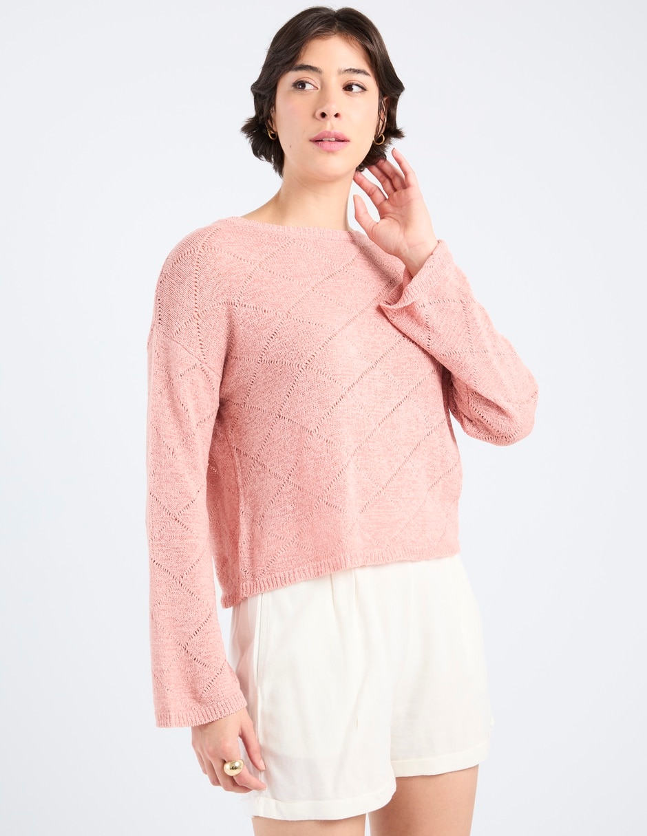Sueter Week by Weekend cuello redondo para mujer