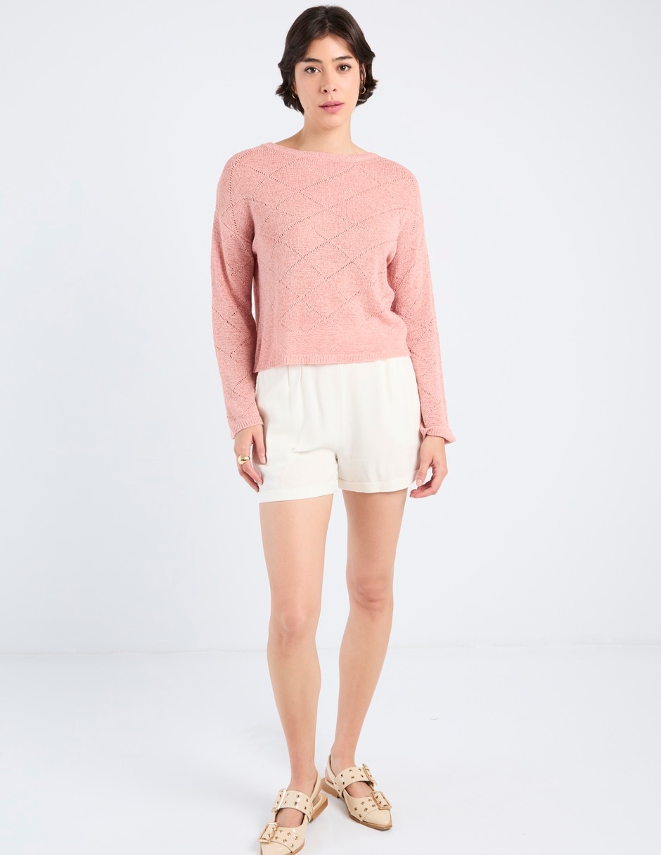 Sueter Week by Weekend cuello redondo para mujer