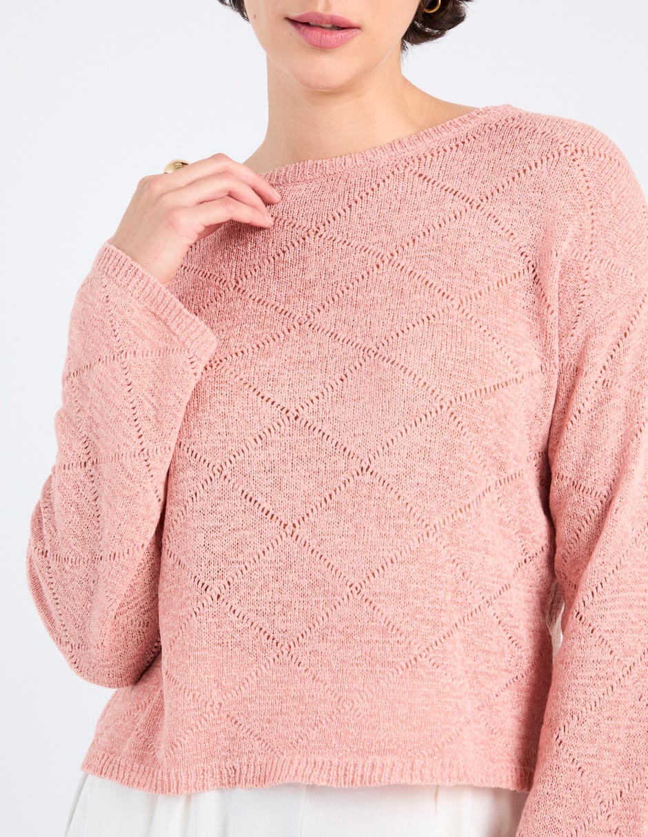 Sueter Week by Weekend cuello redondo para mujer
