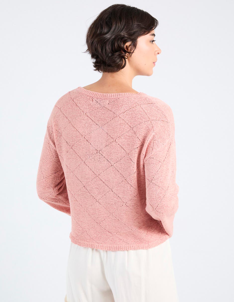Sueter Week by Weekend cuello redondo para mujer