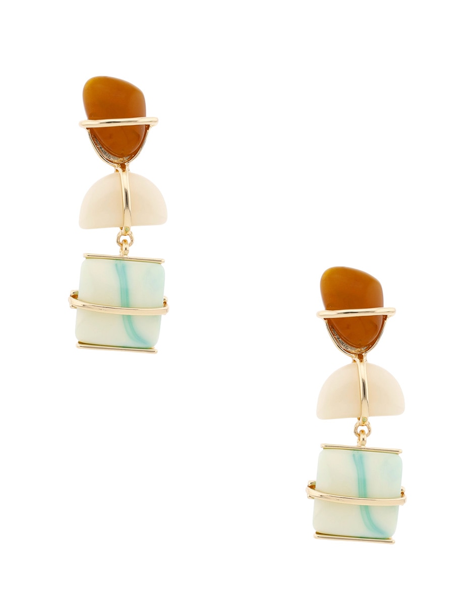 Aretes con acabado brillante