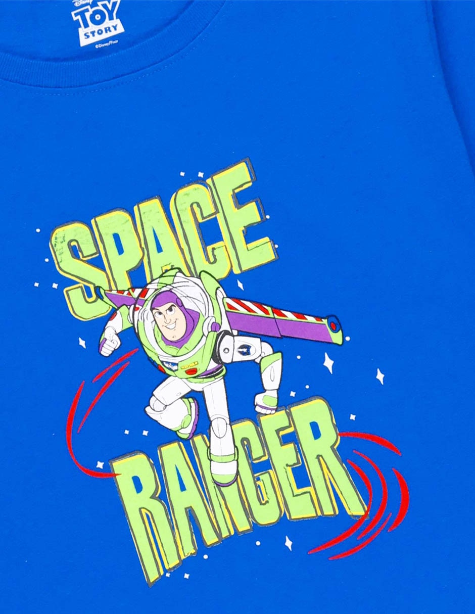 Playera Disney Dtr Buzz Lightyear manga corta para niño