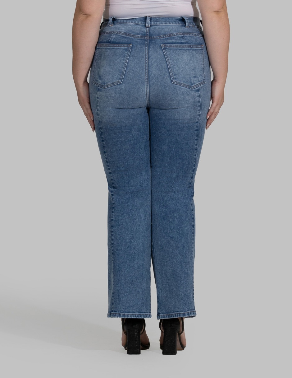 Jeans acampanado para mujer 2