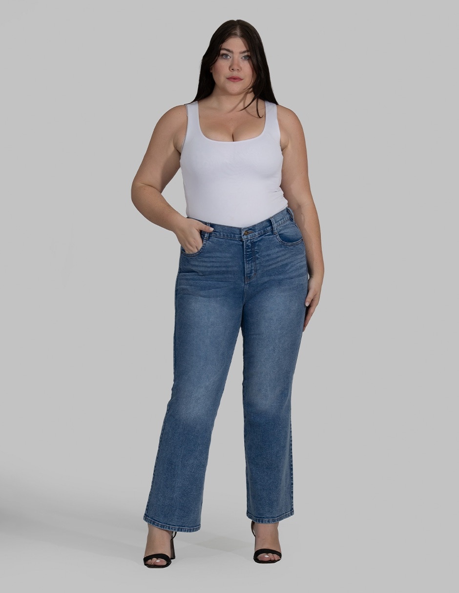 Jeans acampanado para mujer