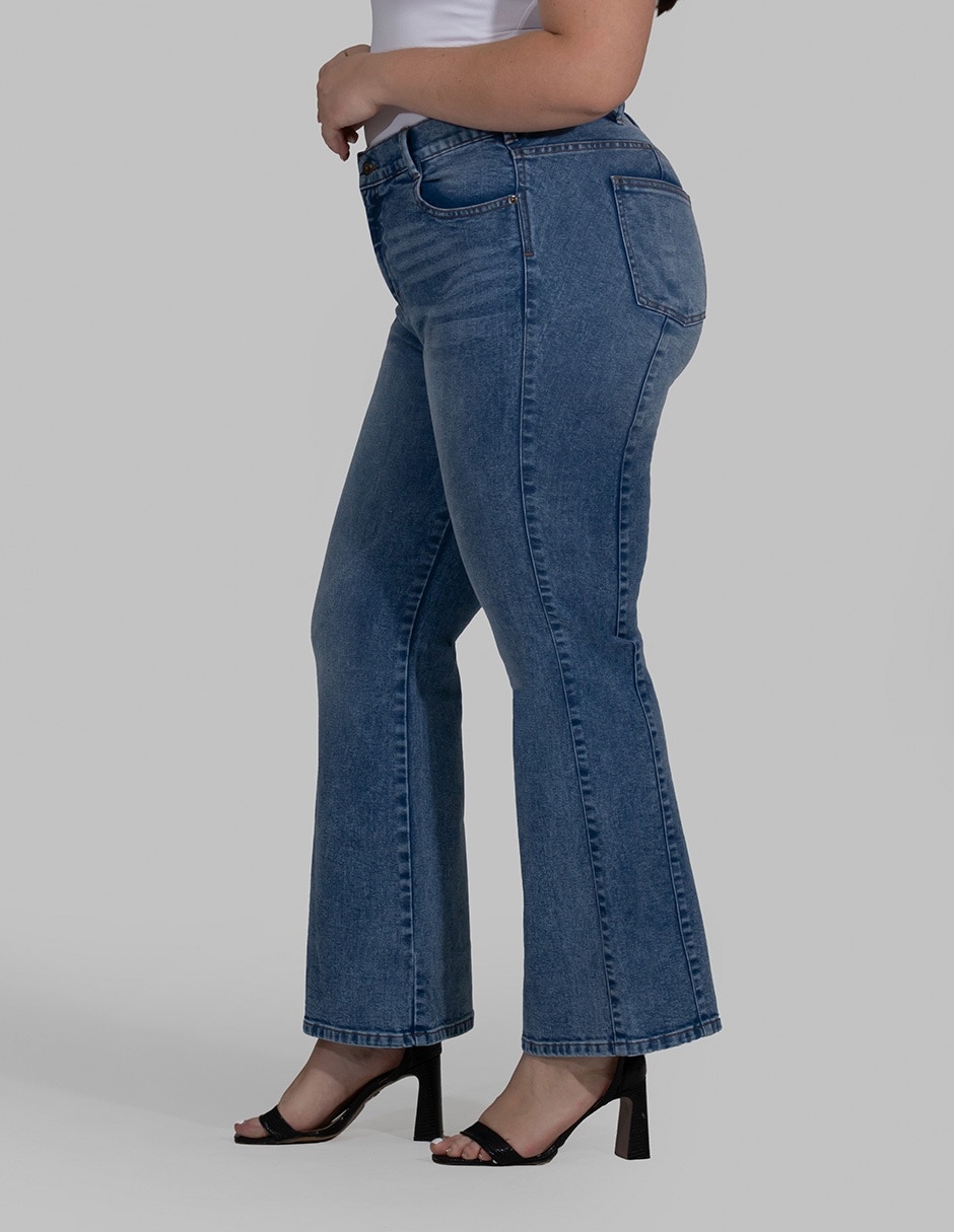 Jeans acampanado para mujer