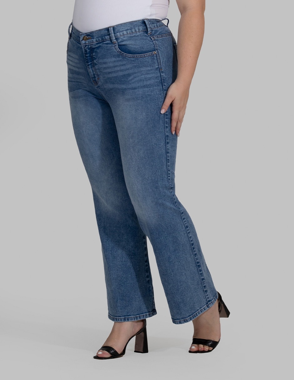 Jeans acampanado para mujer