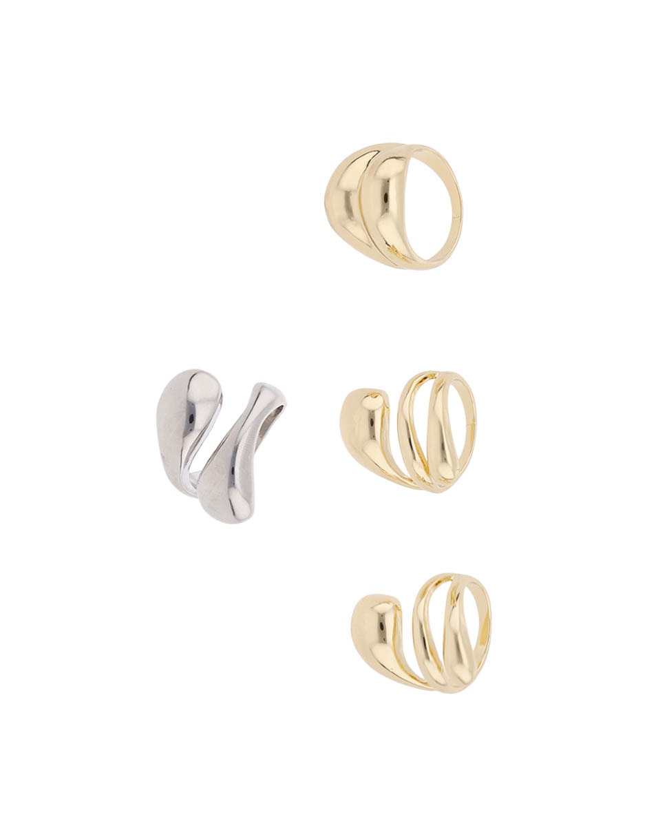 Set anillo liso