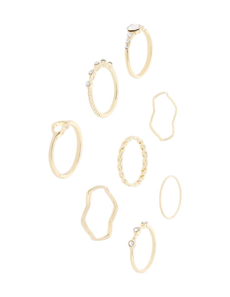 Set anillo brillante