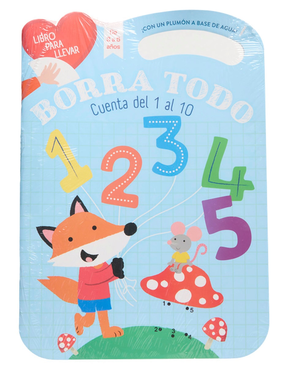 Libro Borra todo cuenta del 1 al 10 Libro Borra todo cuenta del 1 al 10