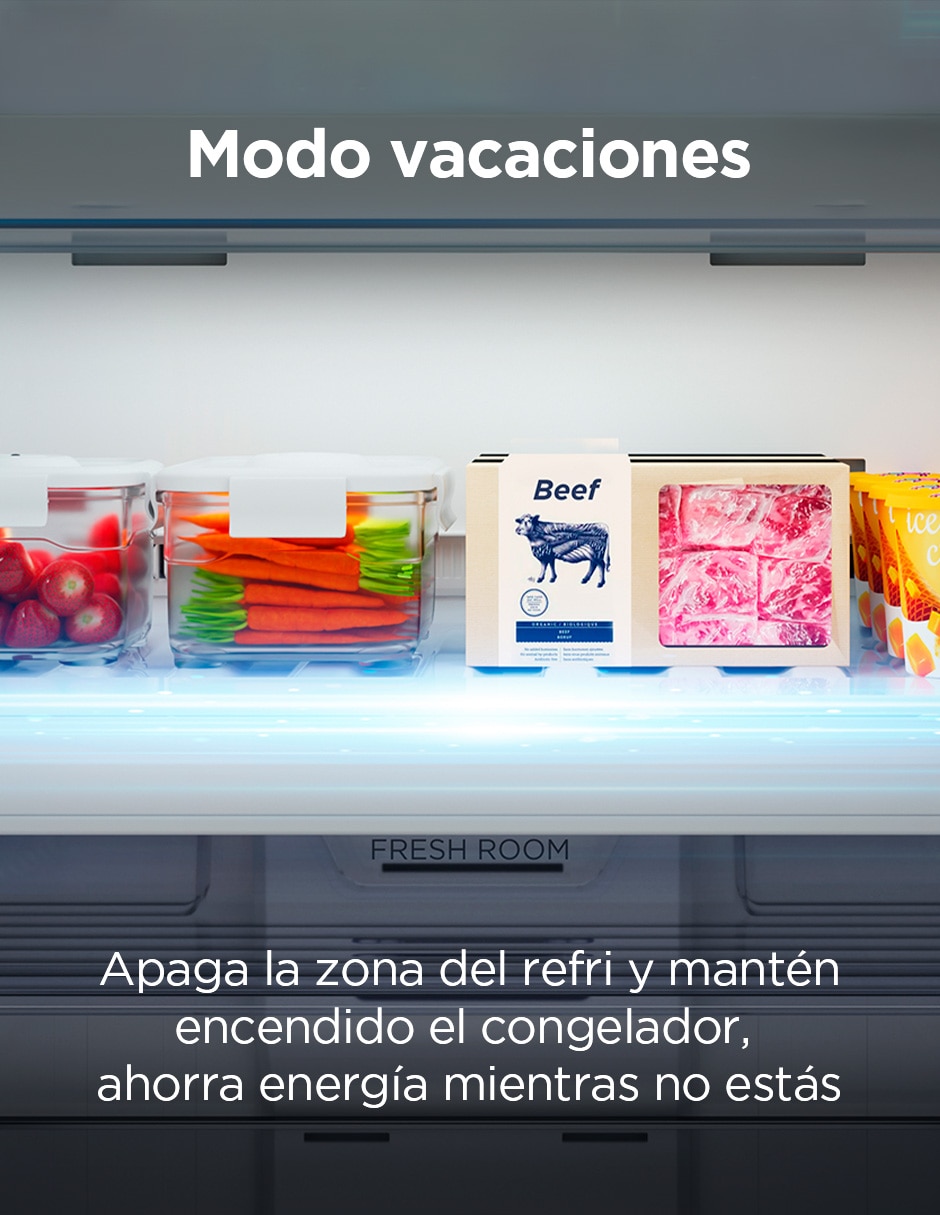Refrigerador 22 pies inverter y no frost y fábrica de hielo SBS22GWD 6