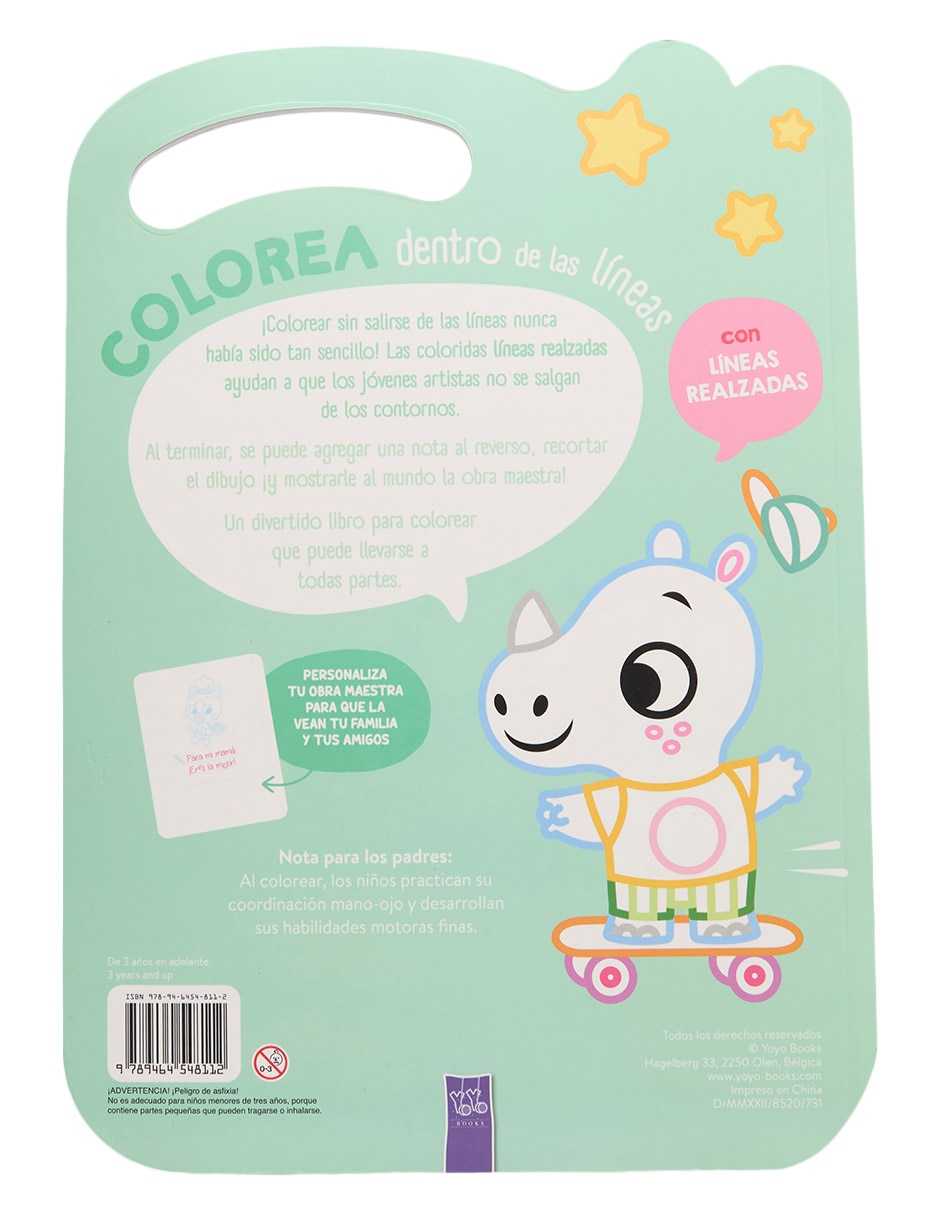 Libro Colorea Dentro De Las Líneas