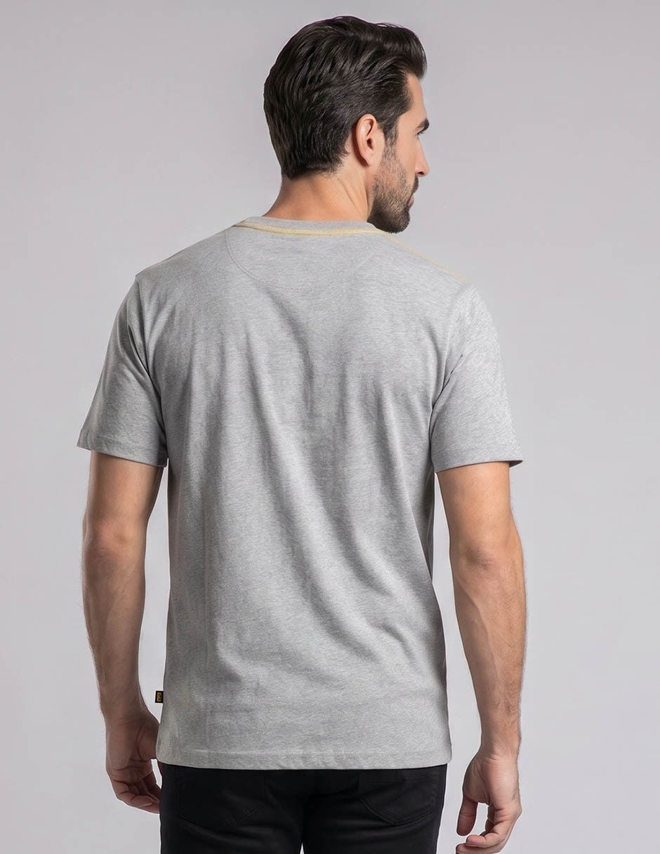 Playera Caterpillar Fw25 cuello redondo para hombre