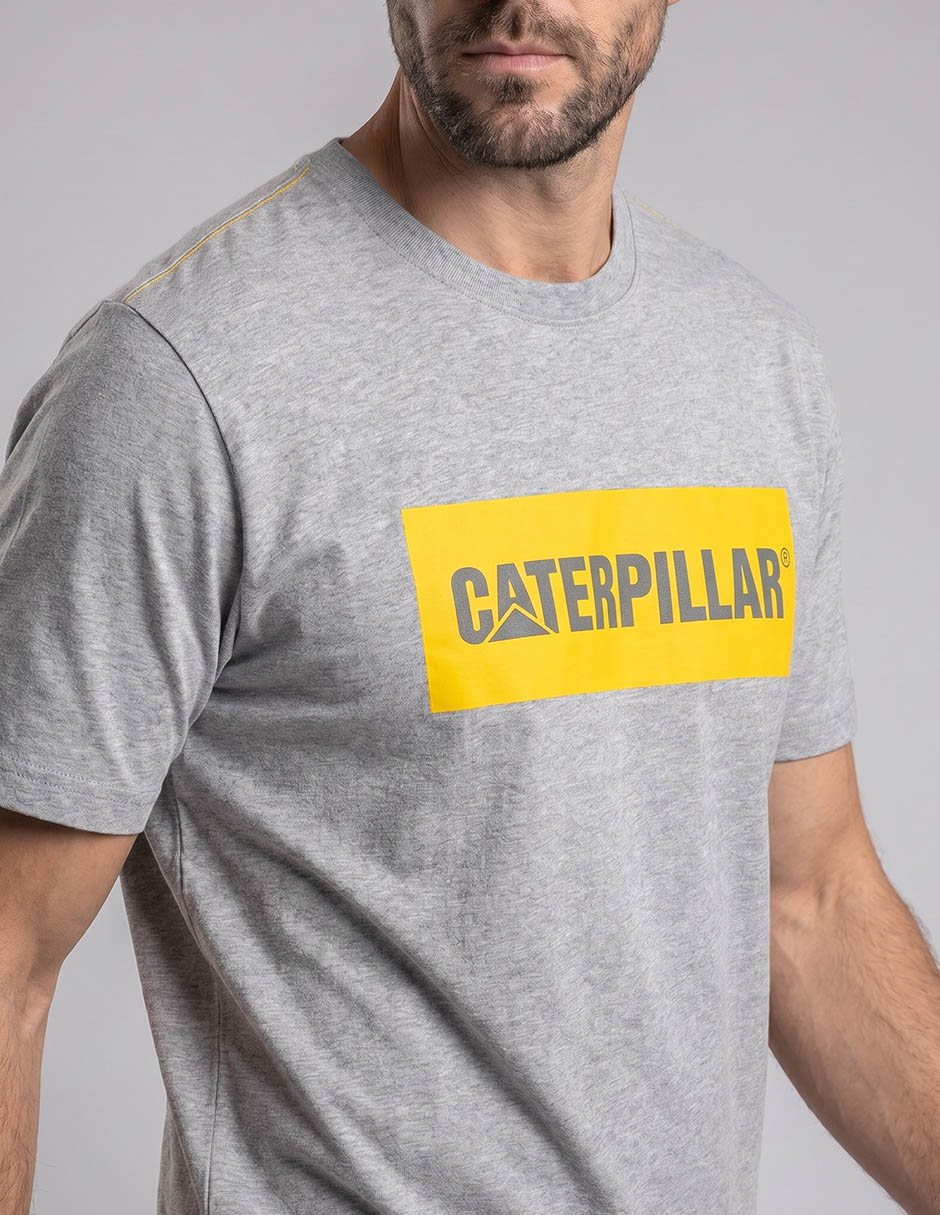 Playera Caterpillar Fw25 cuello redondo para hombre